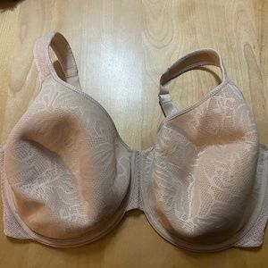 Wacoal Womens Contour Bra Padded Beige Underwire #853367 Size US 38G